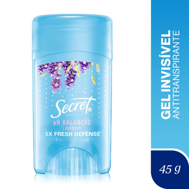 SECRET - Antitranspirante en Gel Aroma Lavanda Secret 45 g