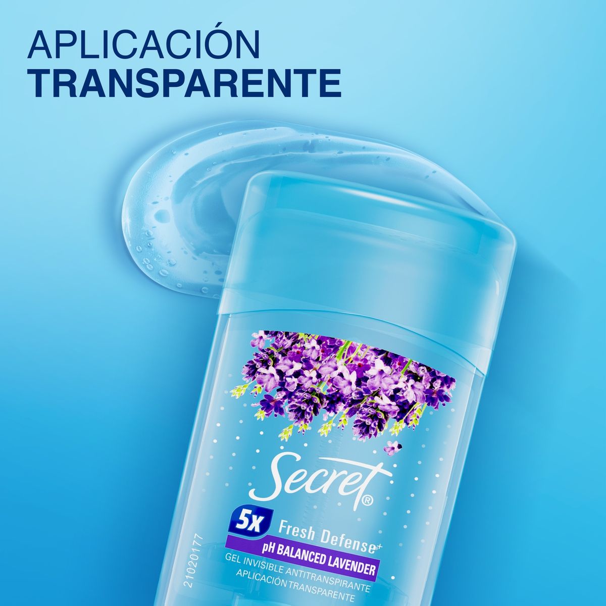 SECRET - Antitranspirante en Gel Aroma Lavanda Secret 45 g