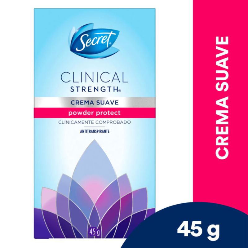 SECRET - Antitranspirante en Crema Suave Secret 45 g