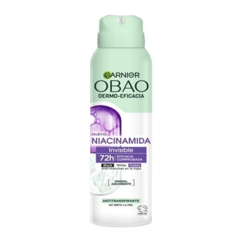 GARNIER DERMOEFICACIA - Desodorante Spray Niacinamida Obao Mujer Garnier Dermoeficacia 150 ml