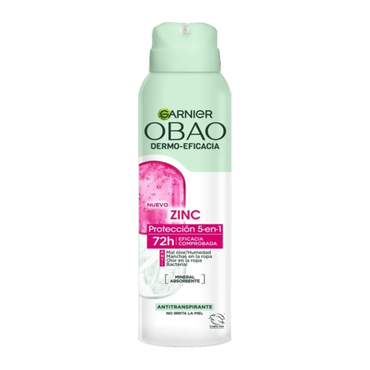 GARNIER DERMOEFICACIA - Desodorante Spray Zinc Obao Mujer Garnier Dermoeficacia 150 ml