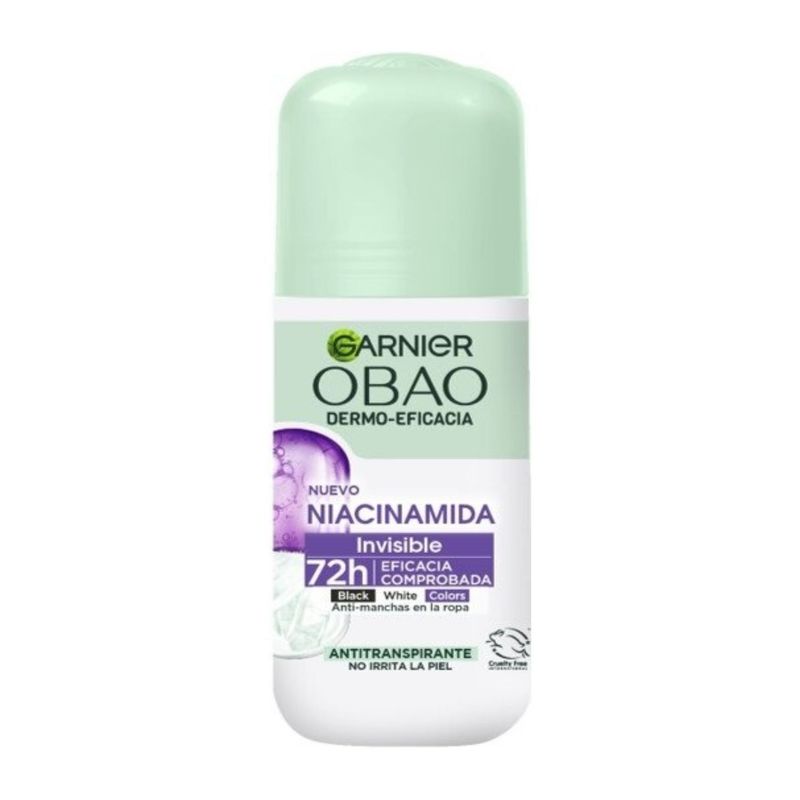 GARNIER DERMOEFICACIA - Desodorante Roll-On Niacinamida Mujer Garnier Dermoeficacia 65 ml