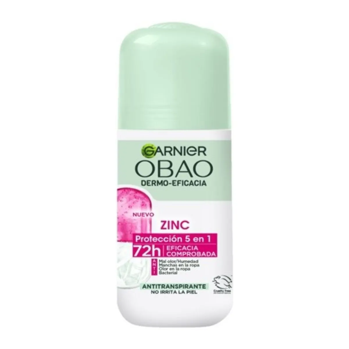  - Desodorante Roll-On Zinc Obao Mujer Garnier Dermoeficacia  65 ml