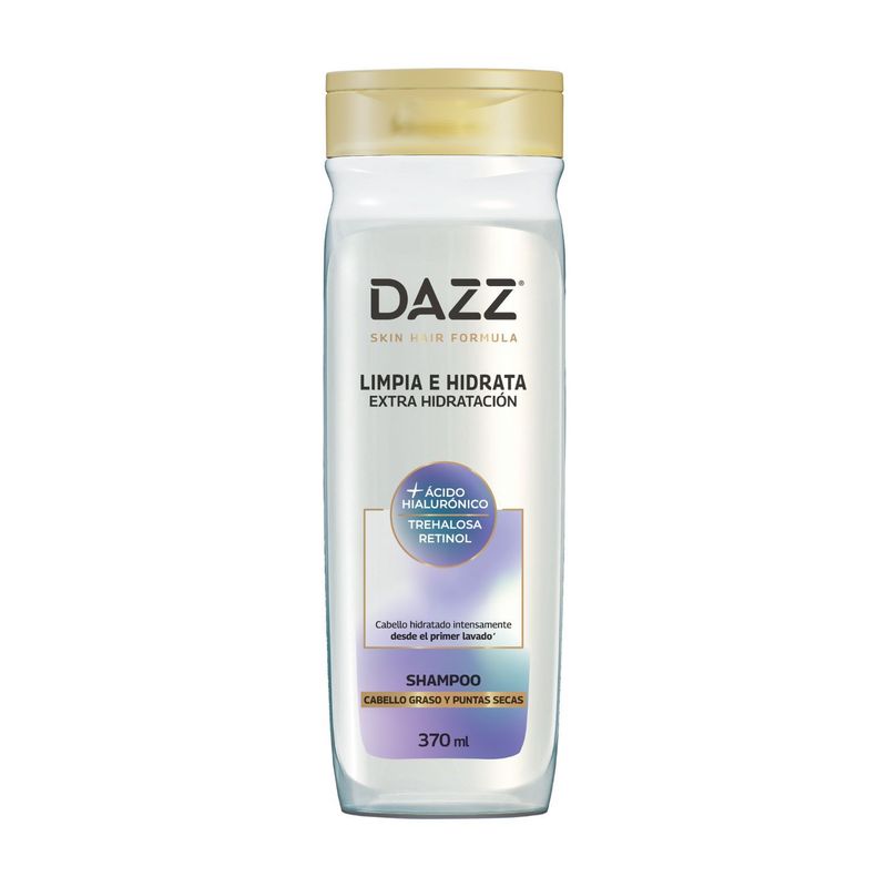 DAZZ - Shampoo Limpia e Hidrata Dazz 370 ml