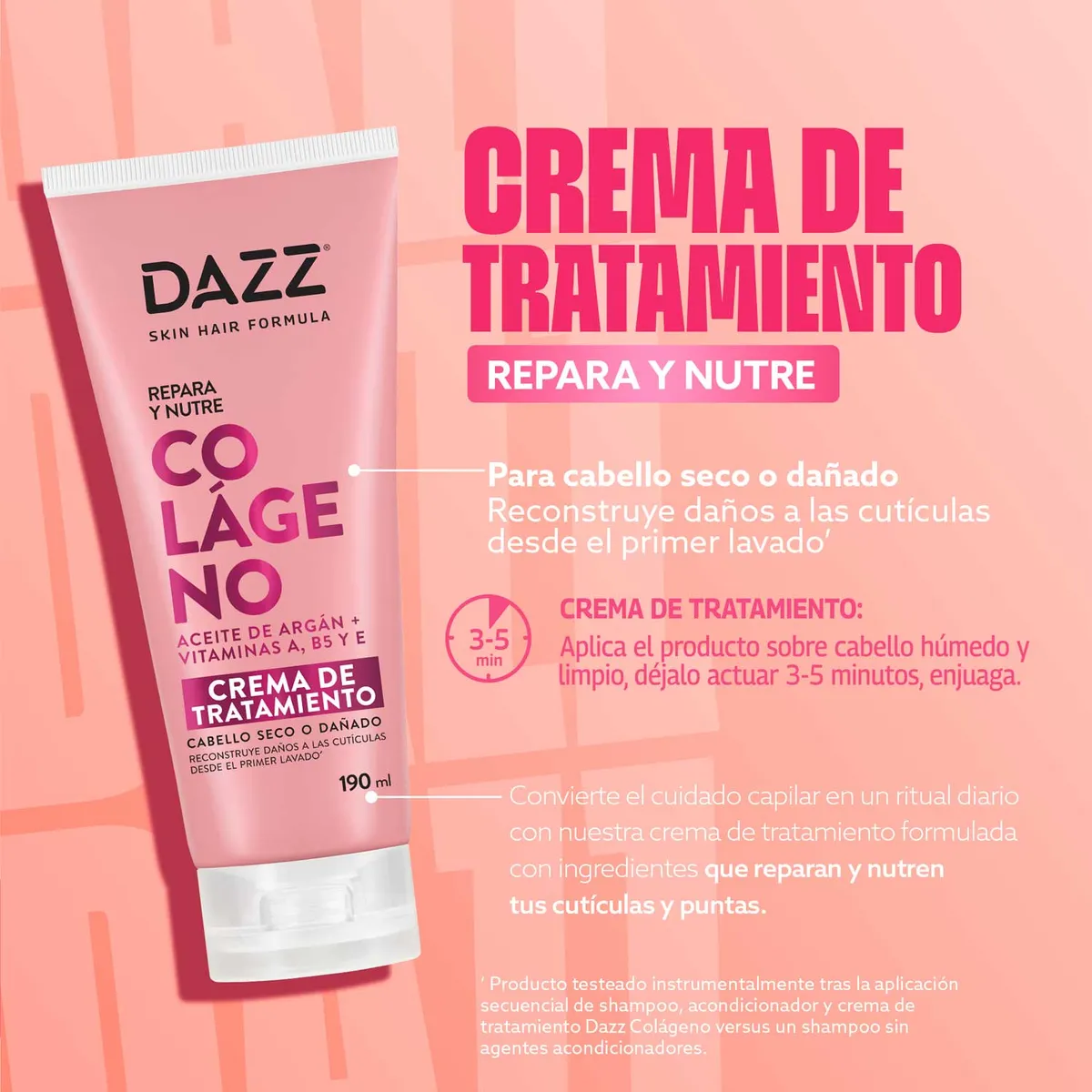 DAZZ - Crema de Tratamiento Repara y Nutre Dazz 190 ml