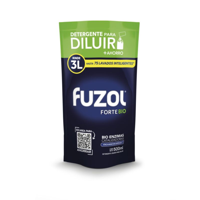 FUZOL - Detergente Líquido para Diluir Forte Bio Fuzol 500 ml