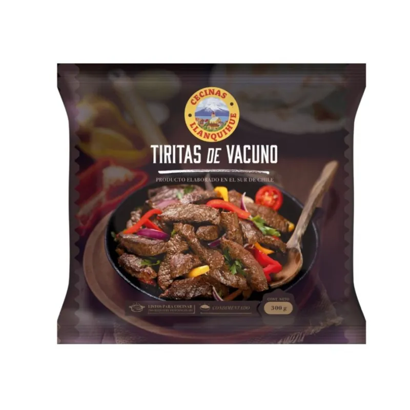 LLANQUIHUE - Tiritas de Vacuno Llanquihue 300 g