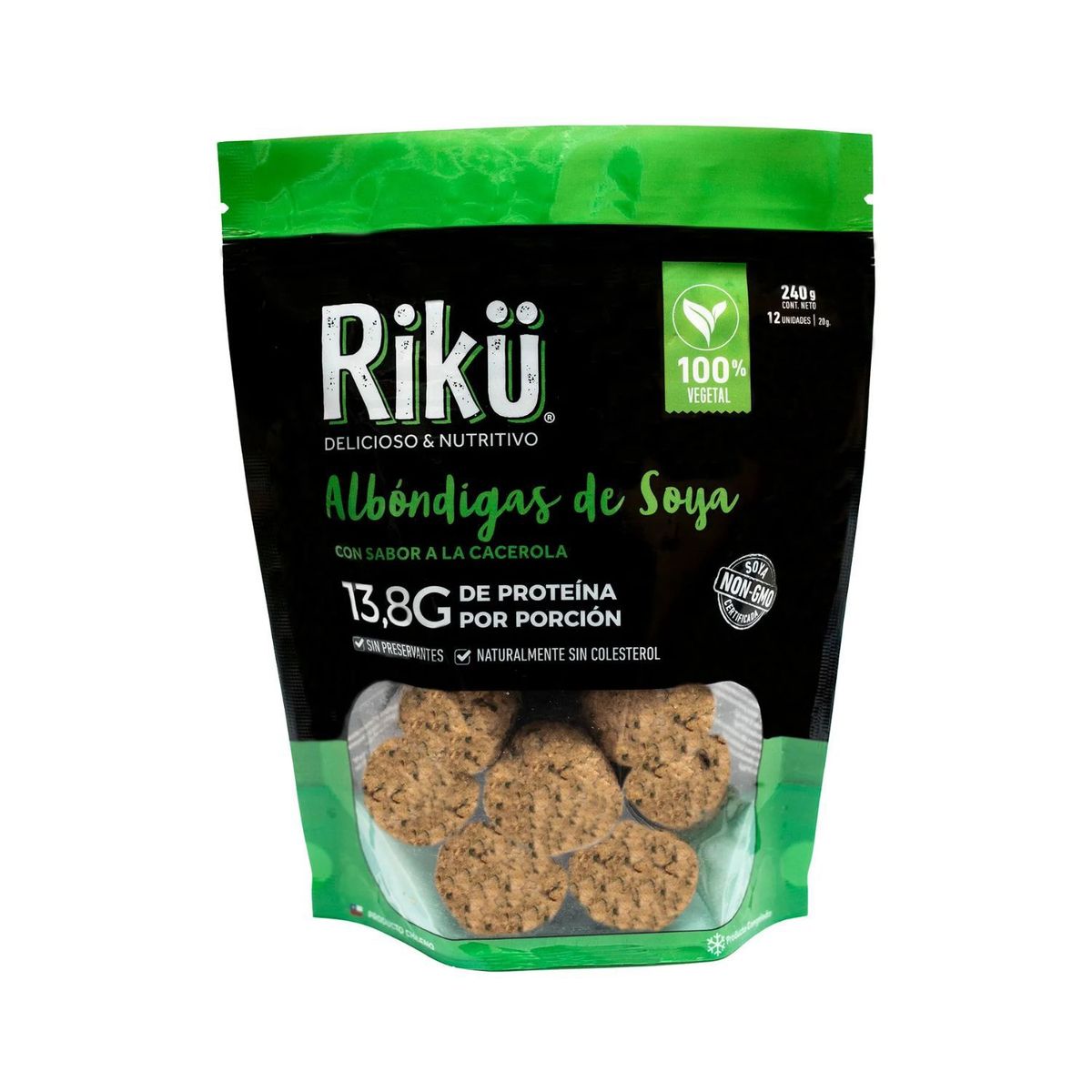 RIKU - Albóndiga Vegana de Soya Rikü 240 g