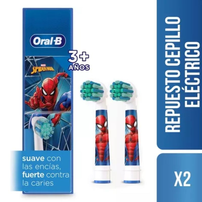 ORAL B - Repuesto Cepillo Eléctrico Spiderman Oral B 2 Un