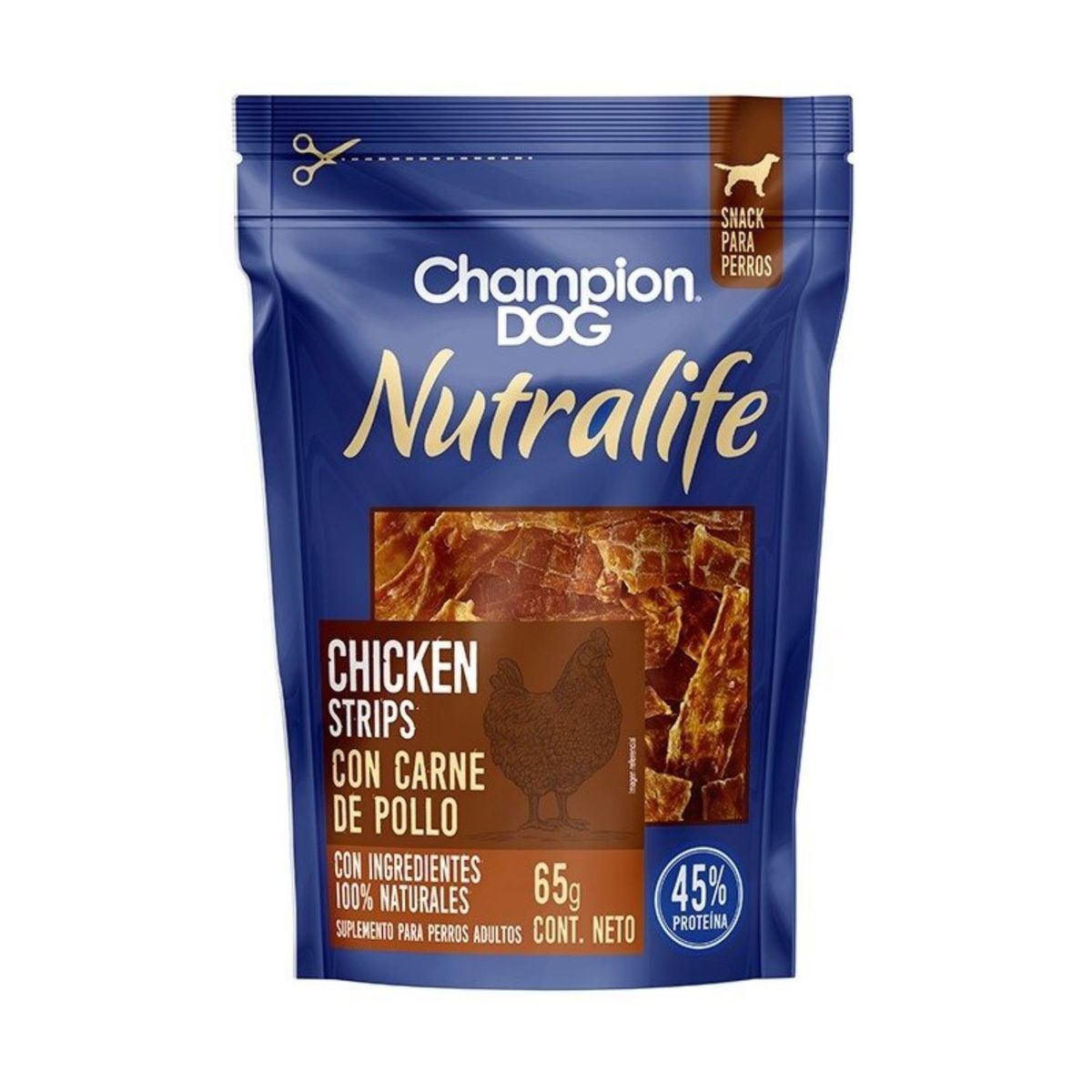 CHAMPION DOG - Snack Nutralife Pollo Champion Dog 65 g