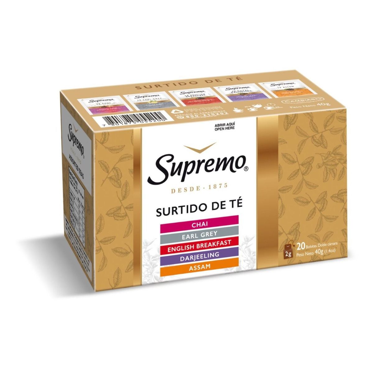 SUPREMO - Té Surtido Supremo 20 Un