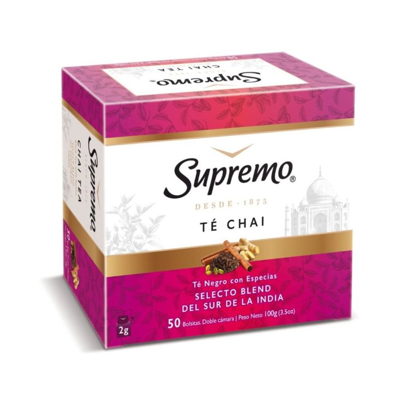 SUPREMO - Té Chai Premium Supremo 50 Un