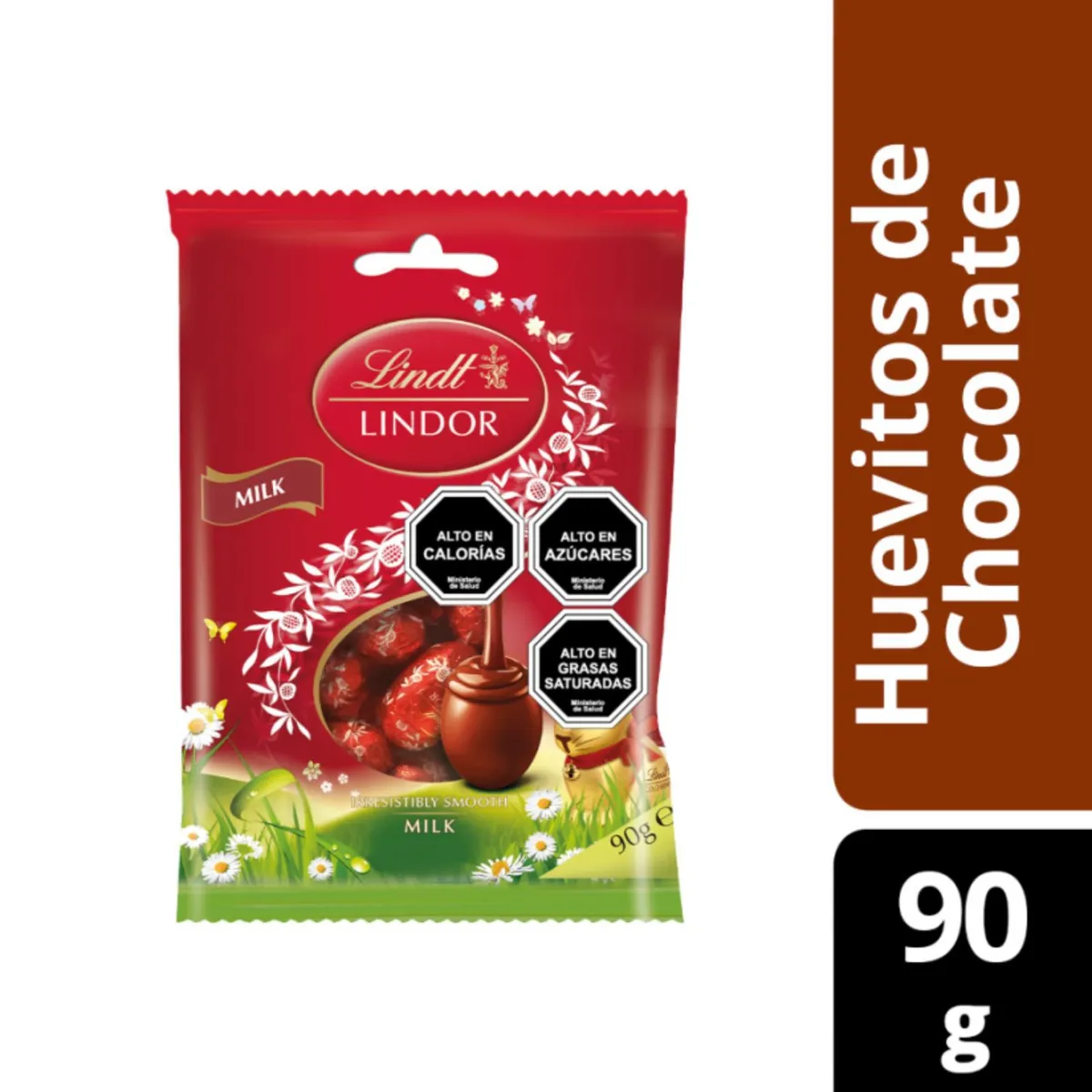 LINDT - Huevitos de Chocolate con Leche Lindt 90 g