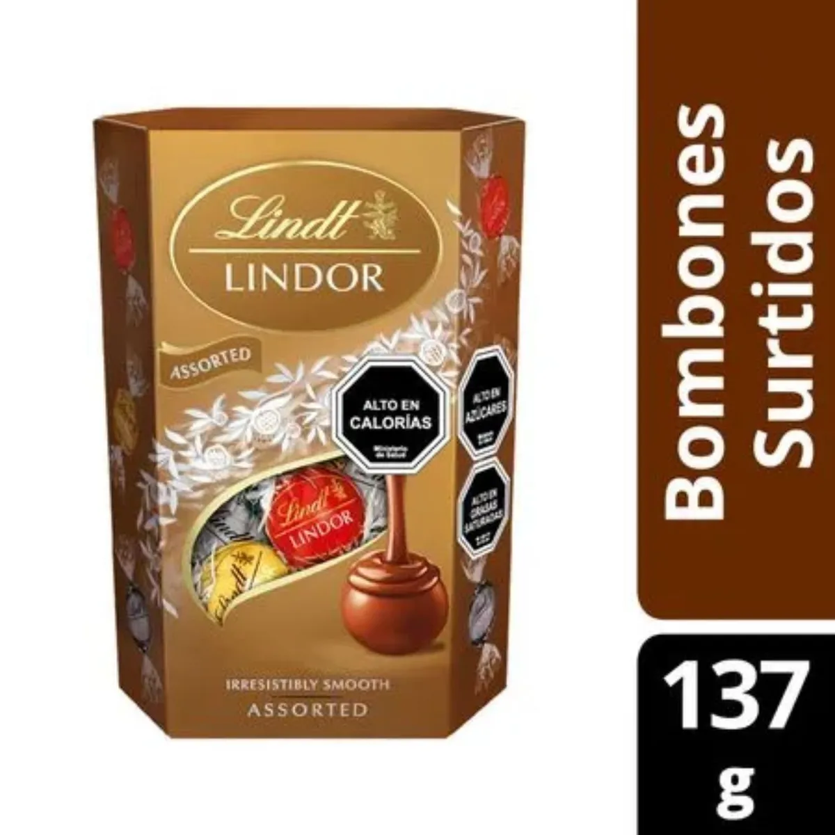 LINDT - Bombones de Chocolate Surtidos Lindt 137 g