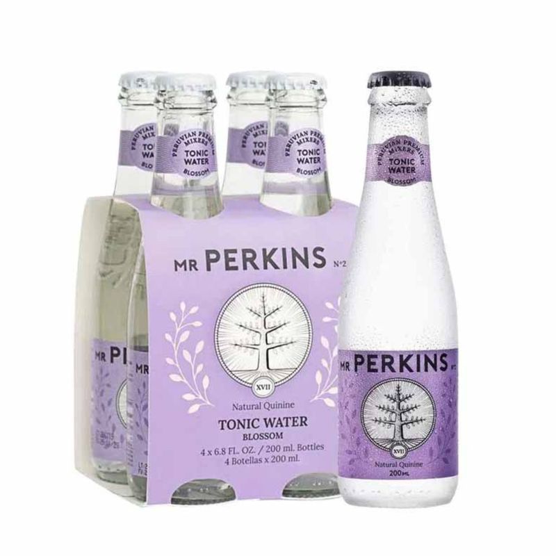MR PERKINS - Pack Bebida Agua Tónica Blossom Mr Perkins 4 x 200 ml