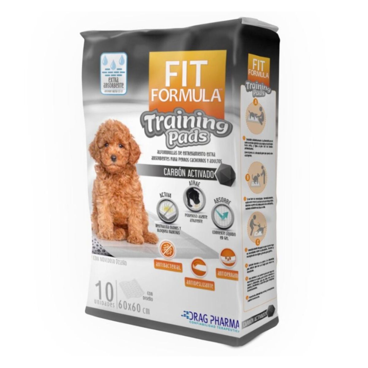 FIT FORMULA - Sabanilla Carbón Activado Fit Formula 10 Un