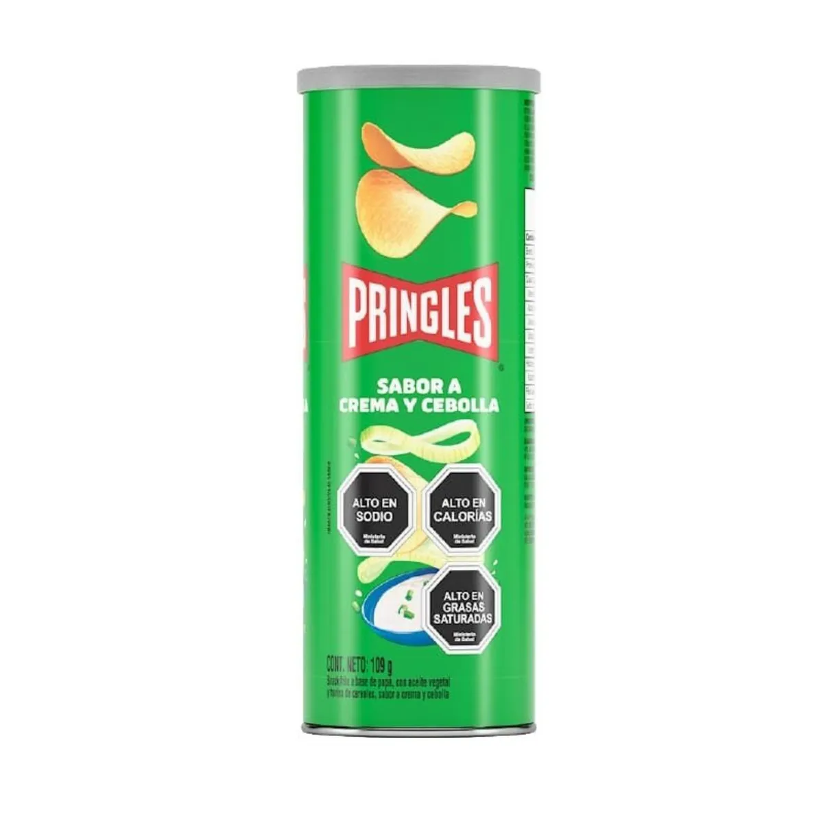 PRINGLES - Papas Sabor Crema Cebolla Pringles 109 g