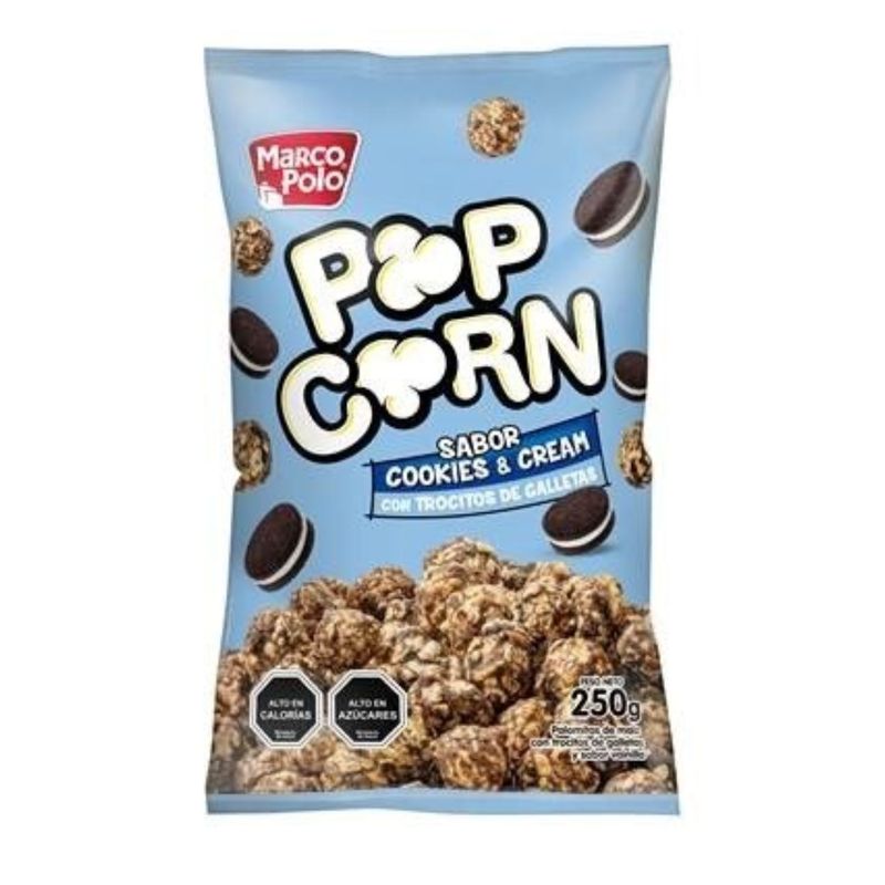 MARCO POLO - Pop Corn Cookies & Cream Marcopolo 250 g