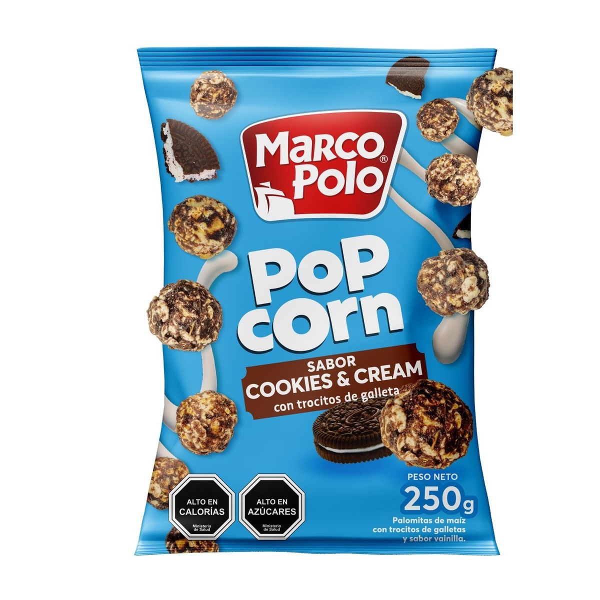 MARCO POLO - Pop Corn Cookies & Cream Marcopolo 250 g
