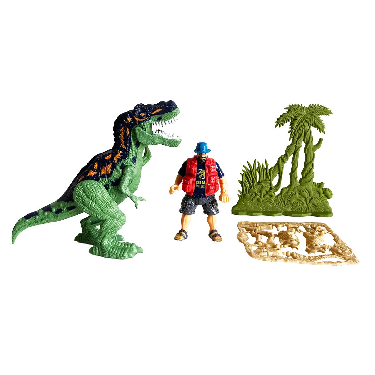 DINO STATE - Set Dinosaurio en Acción T-Rex