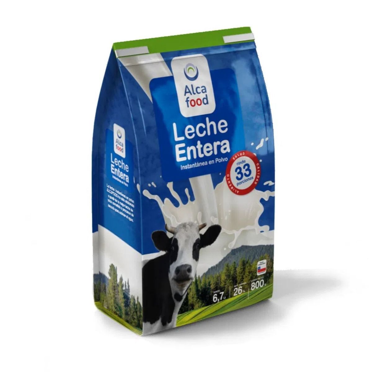ALCAFOOD - Leche Entera en Polvo Alcafood 800 g