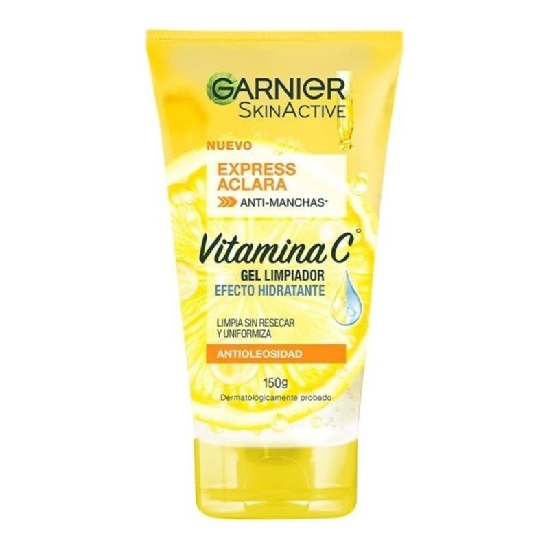 GARNIER - Gel de Limpieza Express Aclara Vitamina C Garnier Skinactive 150 ml