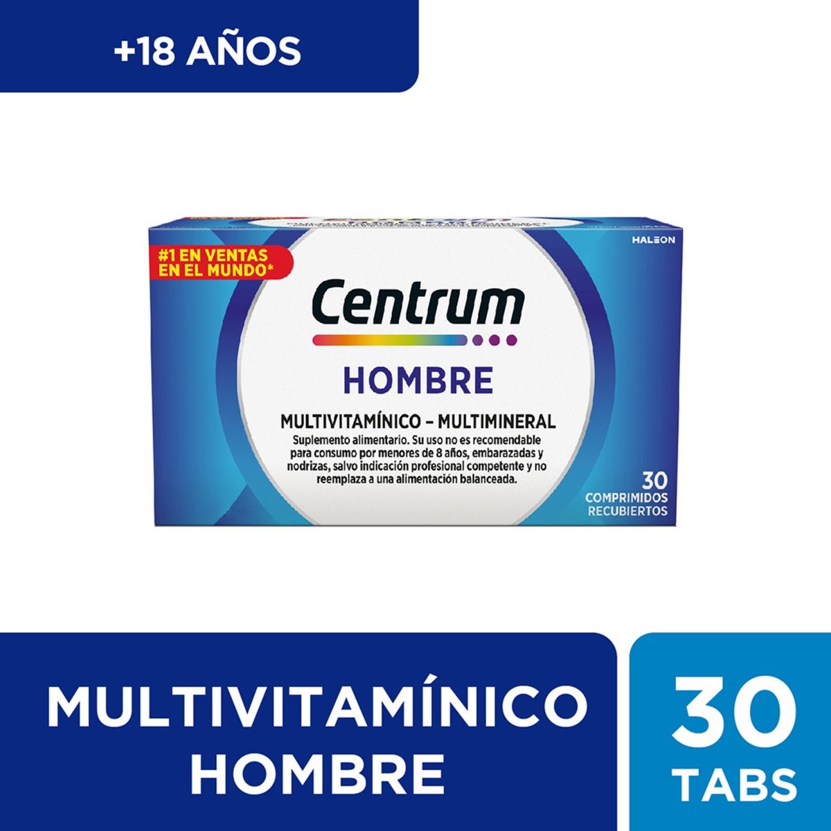 CENTRUM - Multivitamínico Hombre Centrum Un