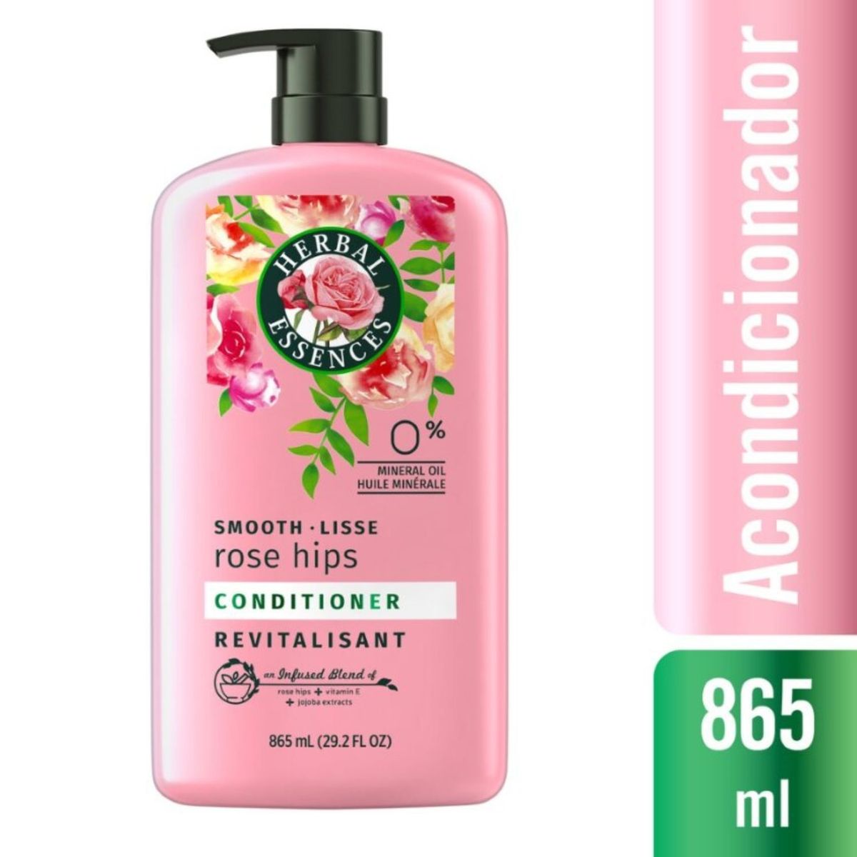 HERBAL ESSENCES - Acondicionador Smooth Lisse Rose Hips Herbal Essences 865 ml