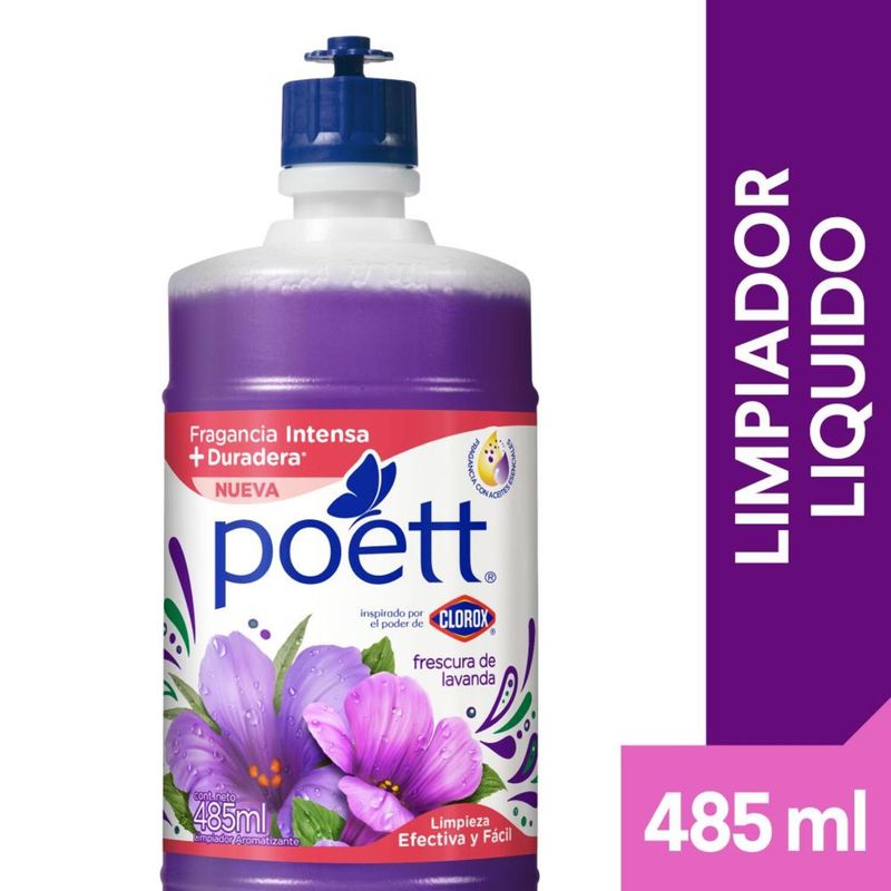 POETT - Limpiador Aroma Lavanda Poett 485 ml