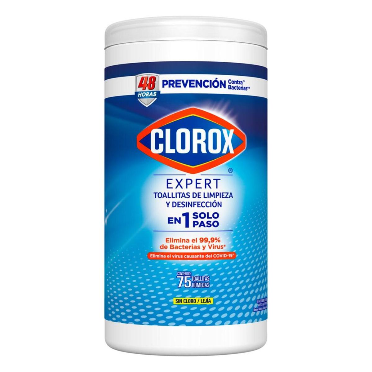 CLOROX - Toallitas Desinfectantes Expert Clorox 75 Un