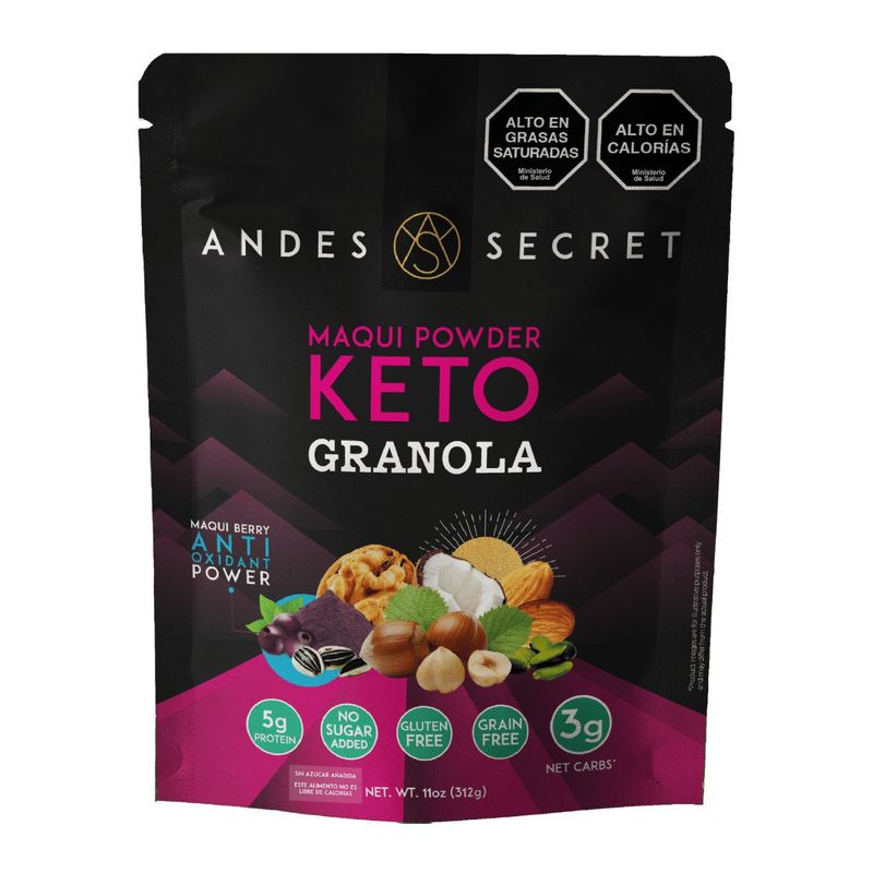 ANDES SECRET - Granola Keto Maqui Powder Andes Secret 312 g