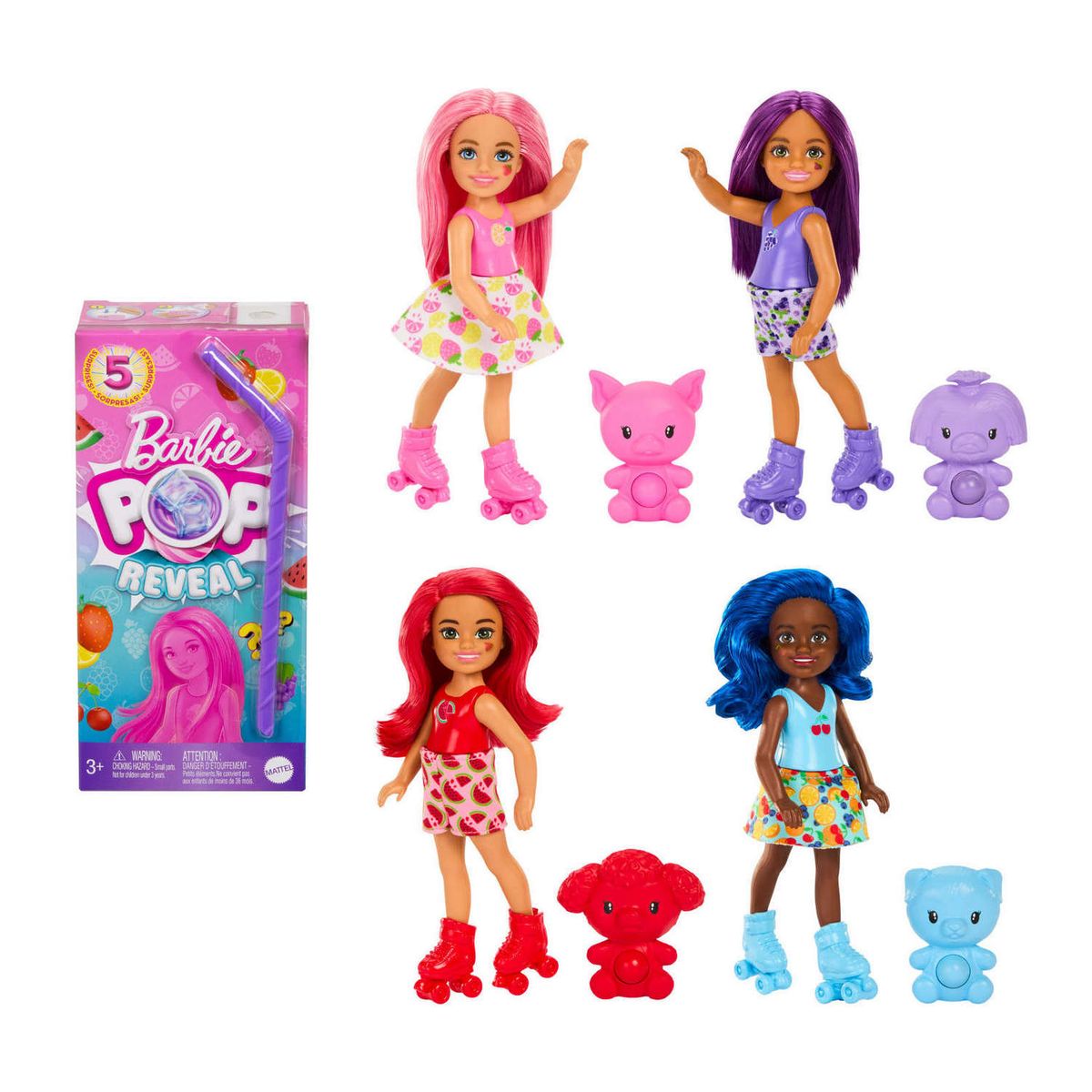 BARBIE - BARBIE POP REVEAL SERIE DE FRUTAS CHELSEA