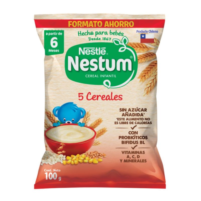 NESTUM - Cereal Infantil Nestum 5 Cereales 100 g
