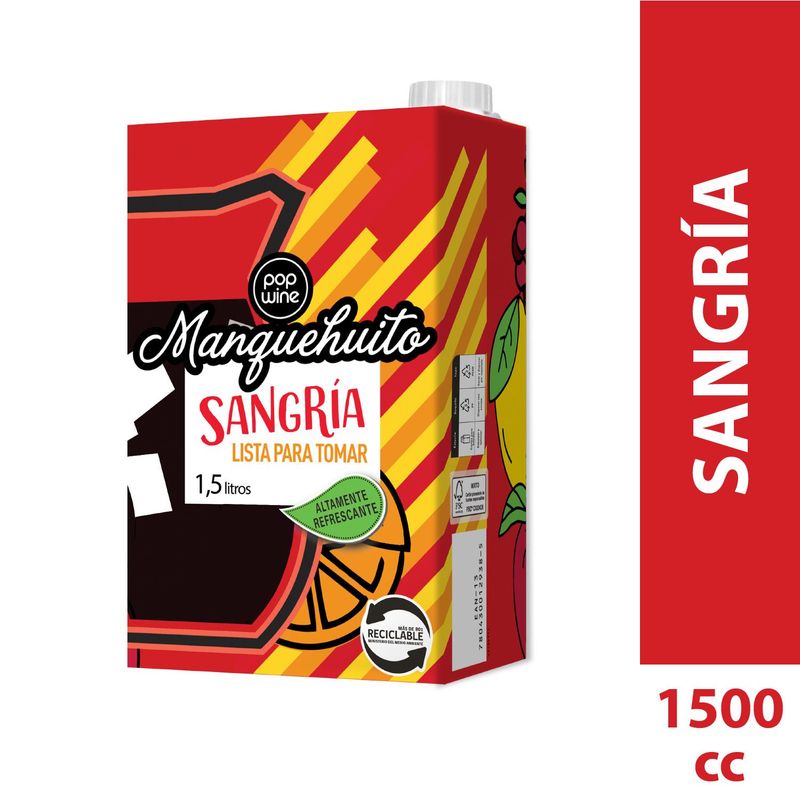 MANQUEHUITO - Sangría Manquehuito 1.5 Lt