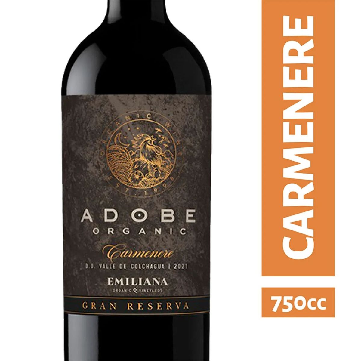ADOBE - Vino Tinto Carmenere Adobe Gran Reserva 13.5° 750 cc