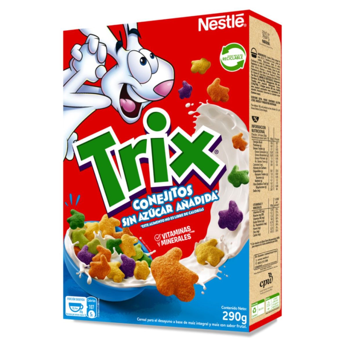 TRIX - Cereal Trix Sin Azúcar 290 g