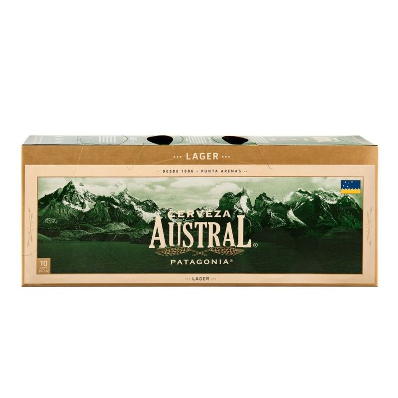 AUSTRAL - CERVEZA LAGER AUSTRAL 4.6G 10X350 CC
