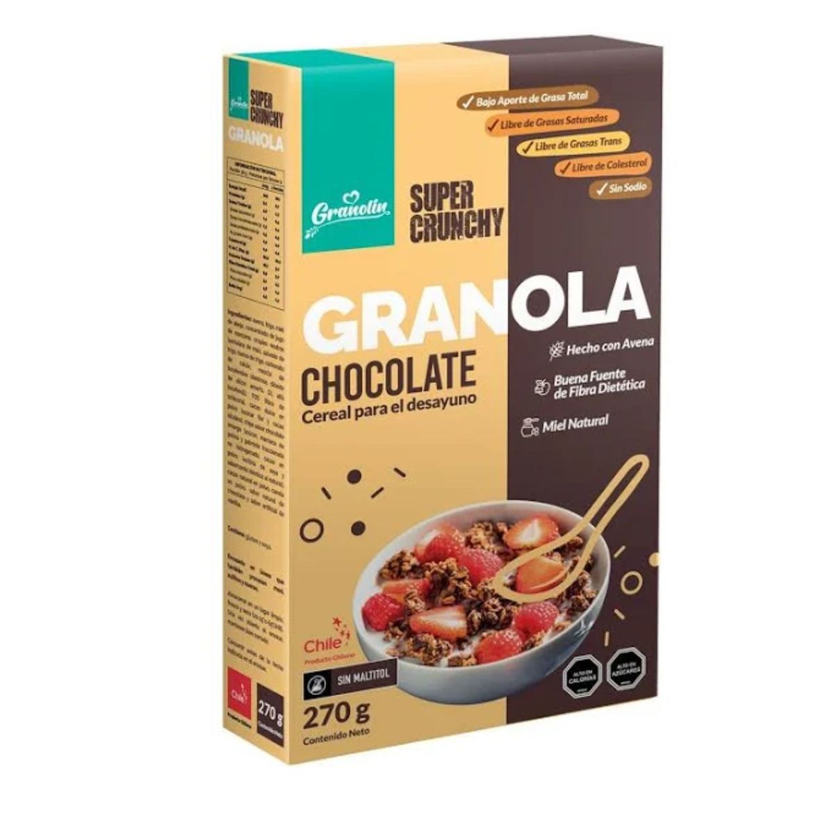 GRANOLIN - Granola Chocolate Granolin 270 g