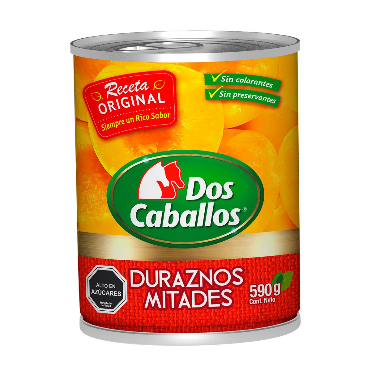 DOS CABALLOS - Durazno en Mitades Dos Caballos 590 g