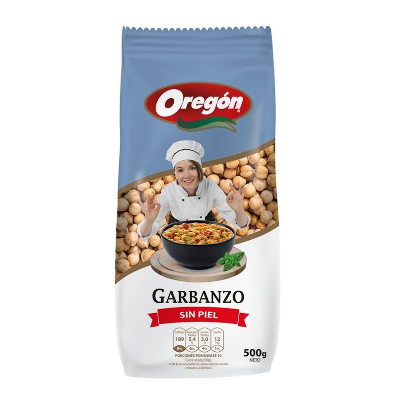 OREGON - Garbanzos sin Piel Oregon 500 g