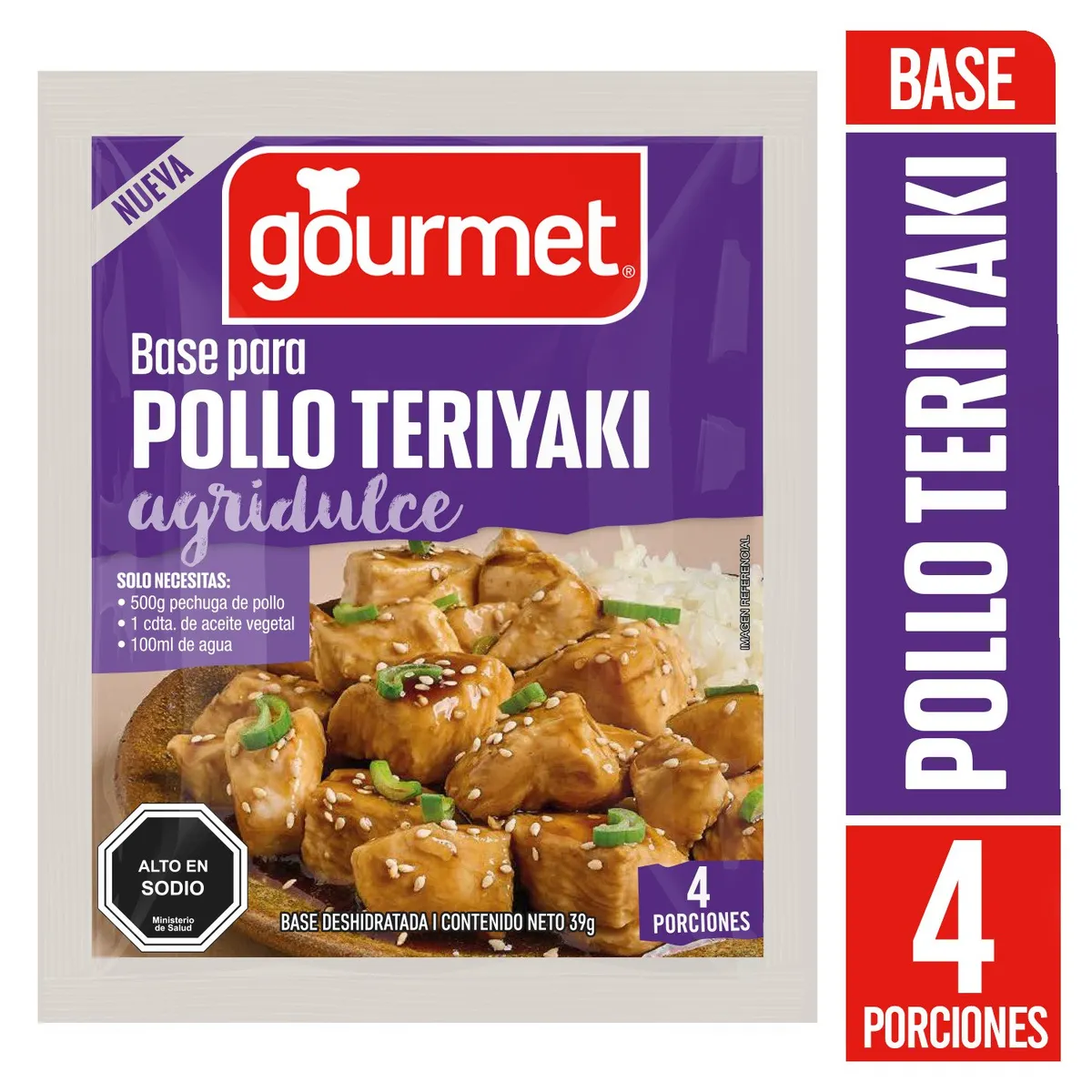 GOURMET - Base para Pollo Teriyaki Agridulce Gourmet 39 g