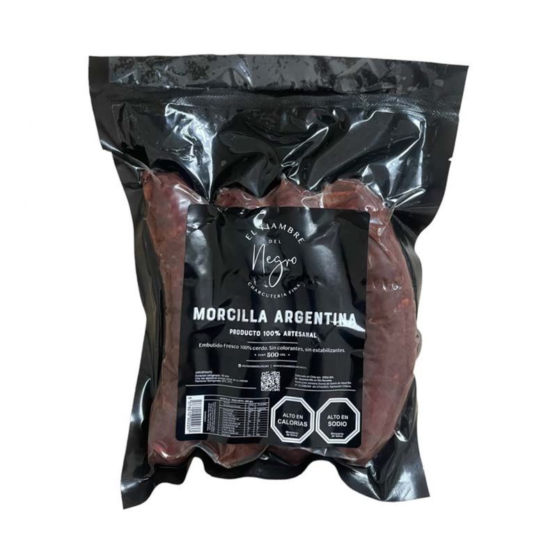EL FIAMBRE DEL NEGRO - Morcilla Argentina El Fiambre del Negro 400 g