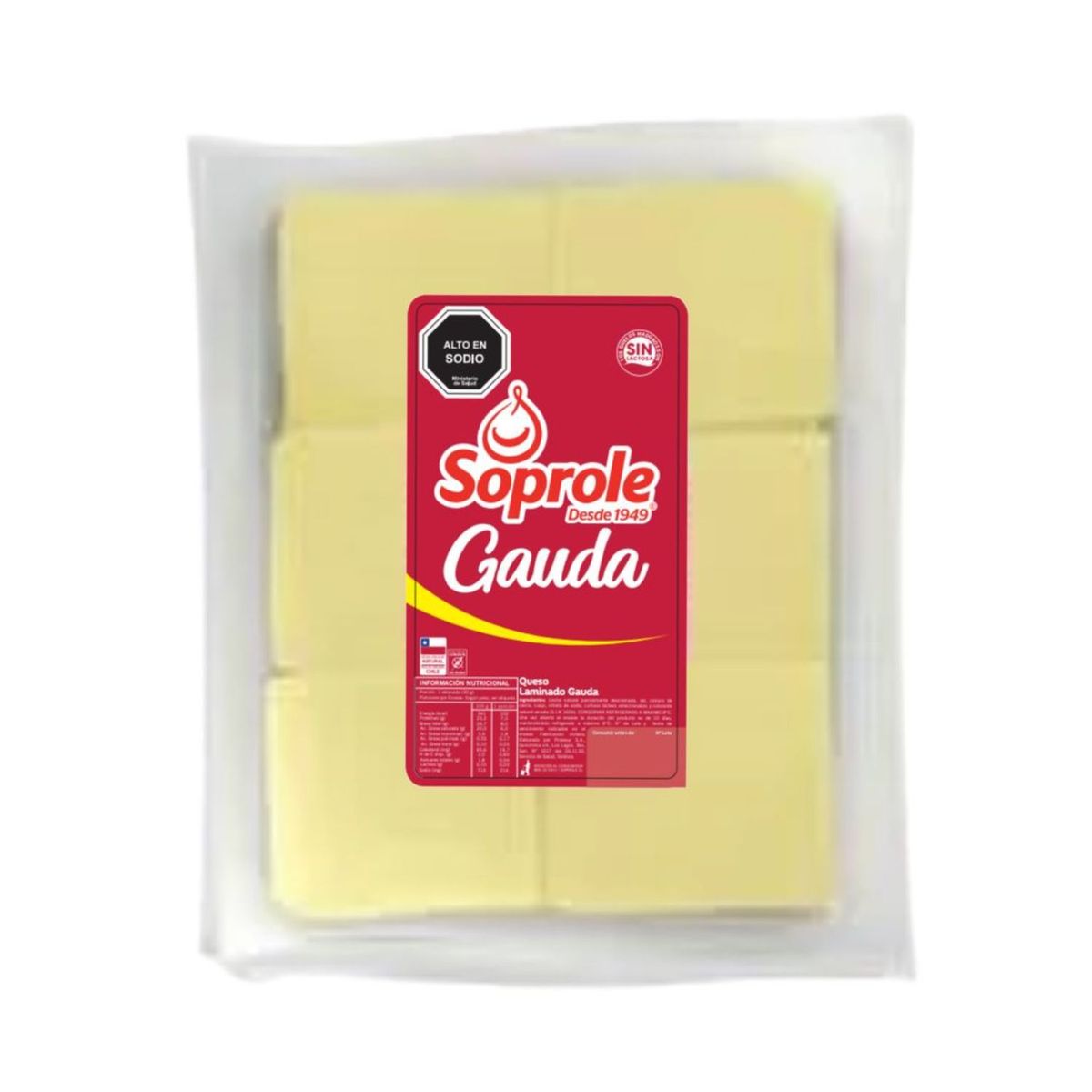 SOPROLE - Queso Gauda Laminado Soprole a Granel