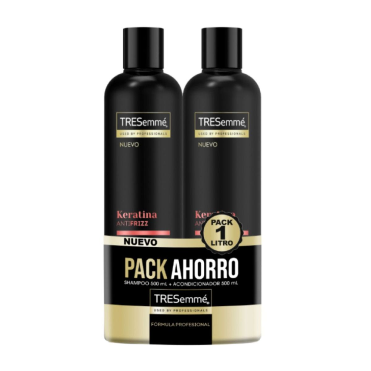 TRESEMME - Pack Shampoo y Acondicionador Keratina Antifrizz Tresemme 2 x 500 ml