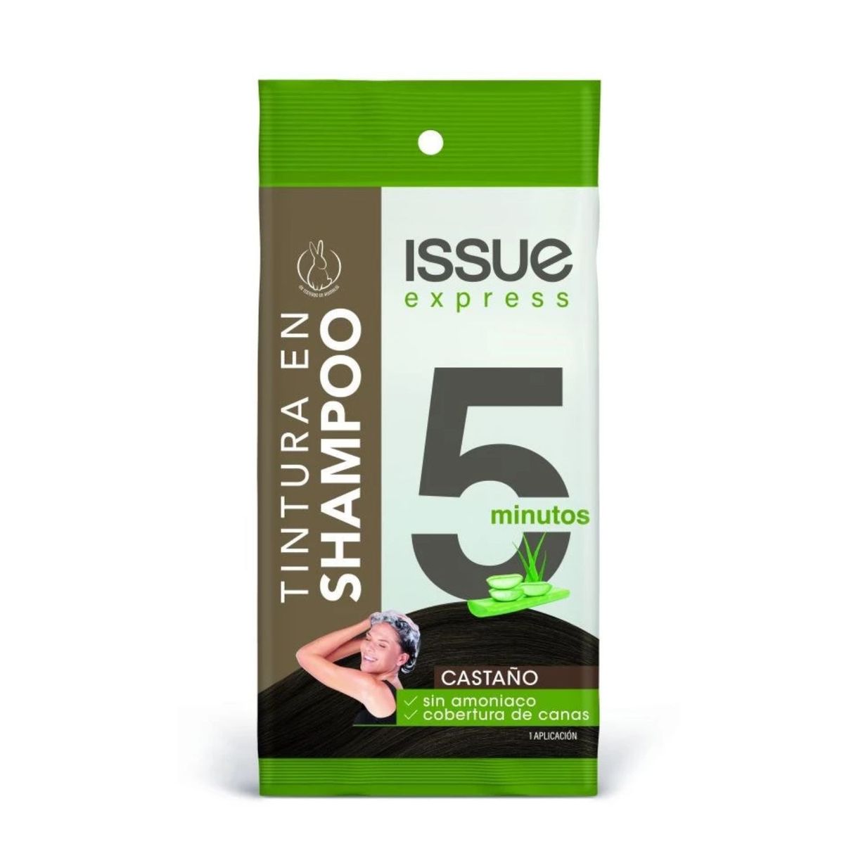 ISSUE - Tintura en Shampoo 5 Minutos Castaño Issue Un