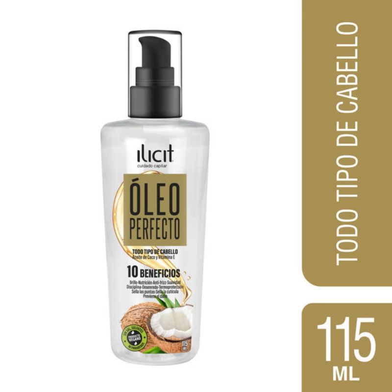 ILICIT - Aceite Oleo Perfecto con Aceite de Coco y Vitamina E Ilicit 115 ml