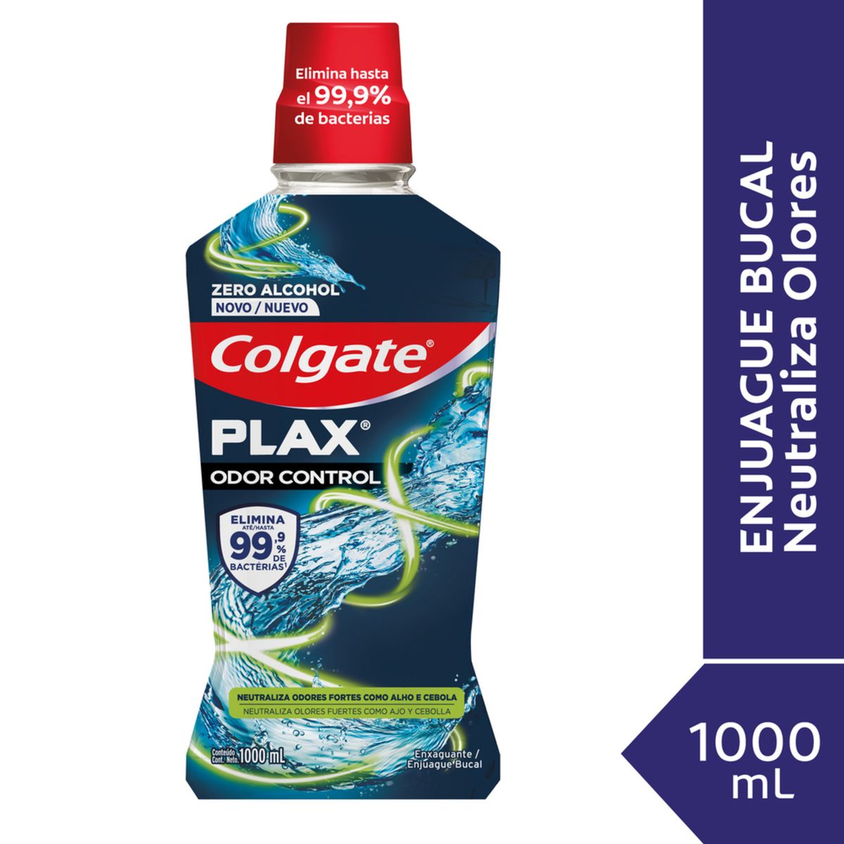 COLGATE - Enjuague Bucal Plax Odor Control Colgate 1 Lt