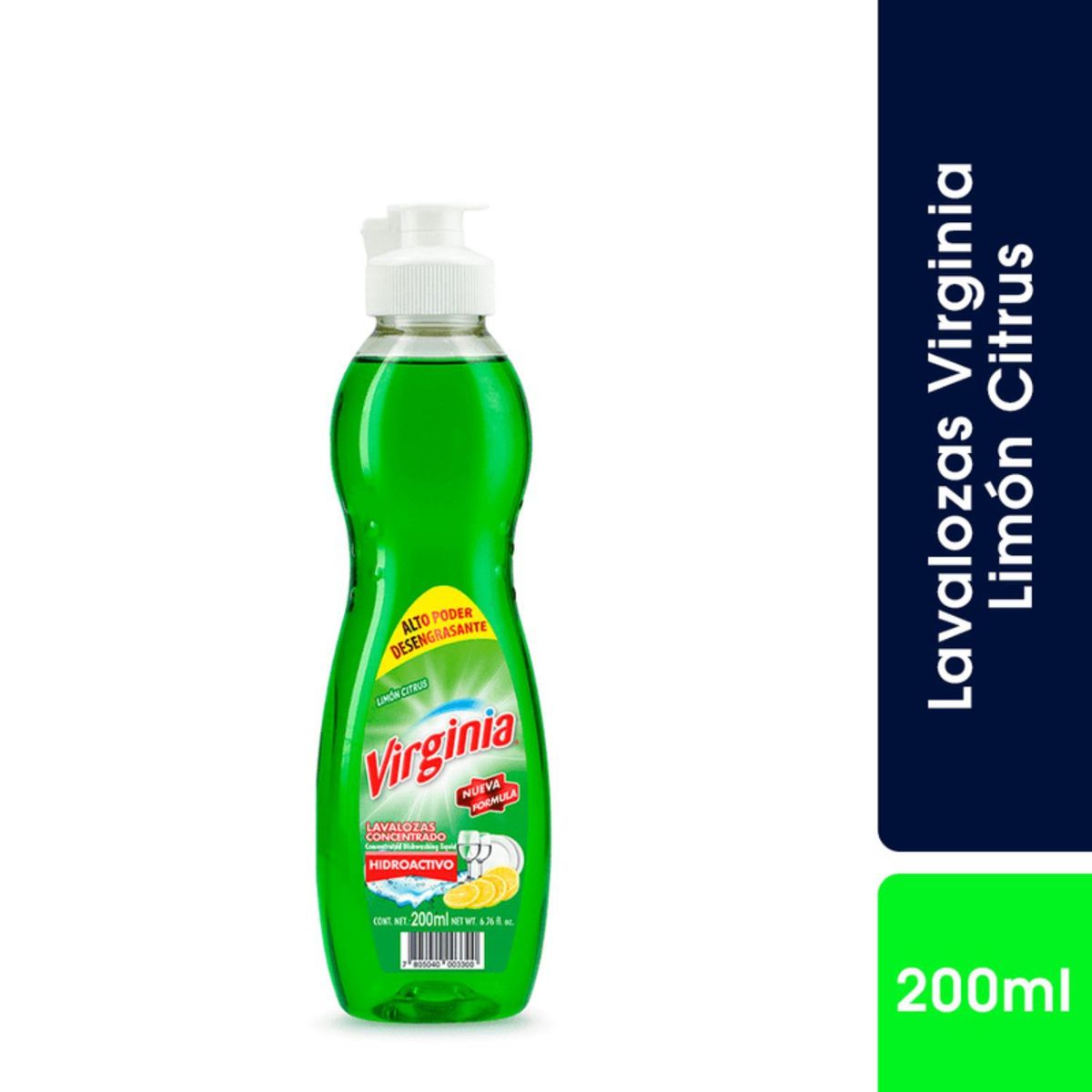 VIRGINIA - Lavalozas Concentrado Aroma Limón Citrus Virginia 200 ml
