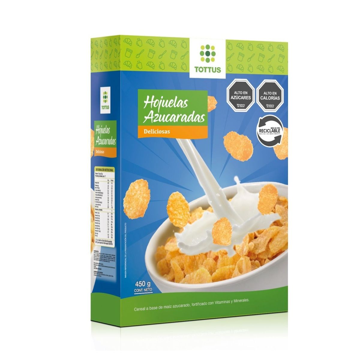 TOTTUS - Cereal Azucarado Tottus 450 g
