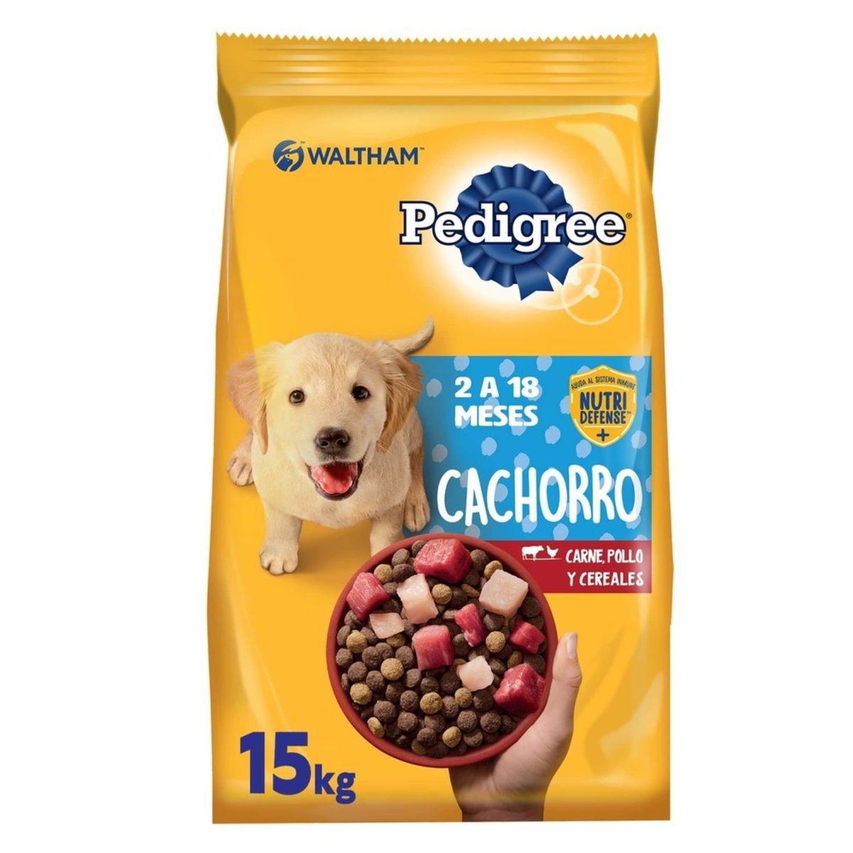 PEDIGREE - Alimento para Perro Cachorro Sabor Carne, Pollo y Cereales Pedigree 15 Kg